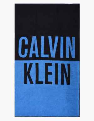 Calvin Klein μπλε-μαύρη πετσέτα θαλάσσης KU0KU00105.C4X