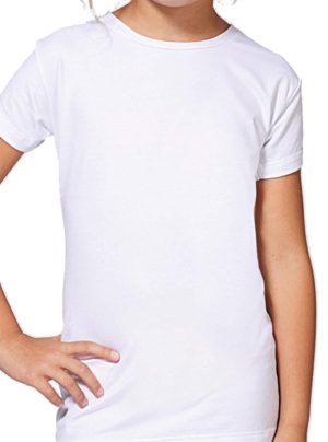 Jadea Girl κοντομάνικη μπλούζα modal-βαμβακερό ύφασμα 284 Άσπρο