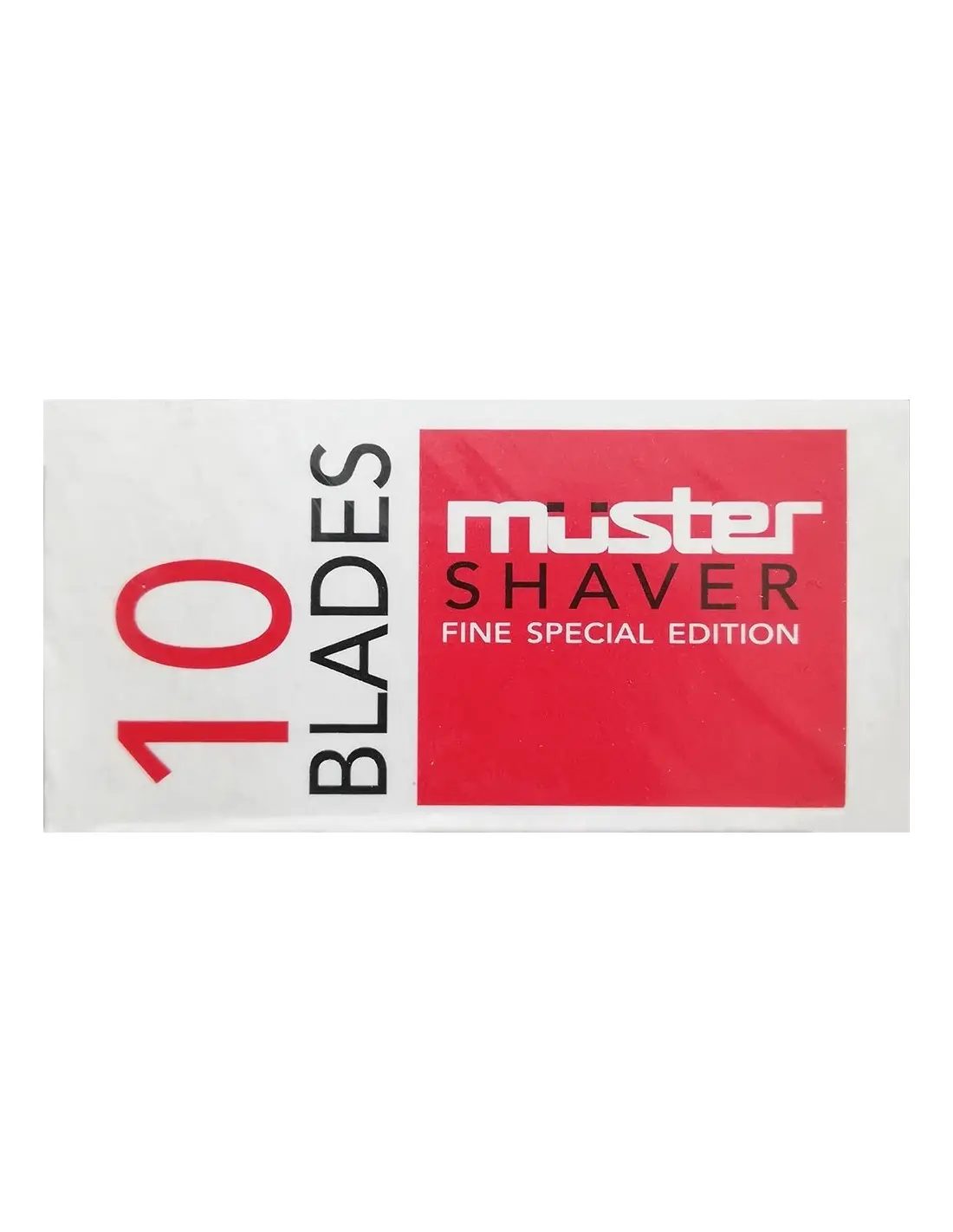 Λεπίδες Ξυρίσματος Platinum Muster Shaver Fine Special Edition Pack 10 Ξυραφάκια