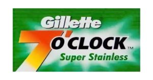 Λεπίδες Ξυρίσματος DE Gillette 7 O Clock Green Ρωσικά - 5 Ξυραφάκια