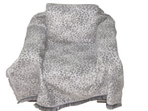 Σενίλ Ριχτάρι Soft Touch Ideato για Τριθέσιο Καναπέ Cheetah Grey 170Χ290 - 1834-3