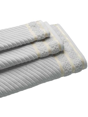 Πετσέτα HAZY GREY Σετ πετσέτες 3 τεμαχίων (30 x 50 50 x 90 80 x 150 εκ.)