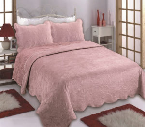 Κουβέρτα βελούδο με sherpa NX2211 (220cm x 240cm 2x50cm x 70cm) pink