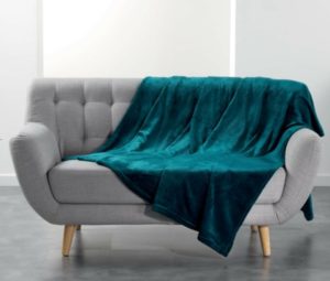 Κουβέρτα - Ριχτάρι 180X220 super soft Σχ.Flanou blue 180x220cm 100% polyester