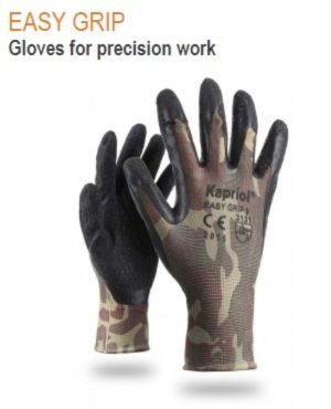 Γάντια καμουφλάζ KAPRIOL Easy grip