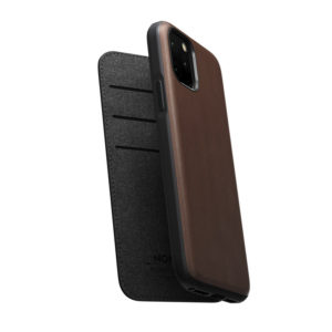 Nomad Folio Leather case, Brown - iPhone 11 Pro Max
