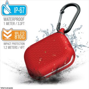 Catalyst Waterproof Premium Case for Apple AirPods Pro Flame Red