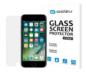 Odzu Glass Screen Protector, 2pcs - iPhone SE 3rd Gen./8/7/6s