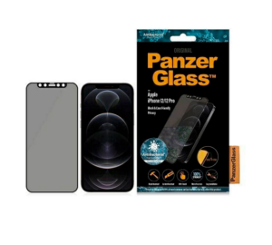 PanzerGlass Γυαλί προστασίας Fullcover Privacy Edge-to-Edge Case Friendly 0.3MM για Apple iPhone 12, 12 PRO 6.1 - ΜΑΥΡΟ