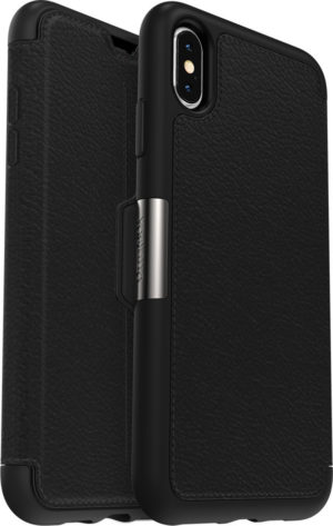 Θήκη Otterbox Strada Series Leder Δερμάτινη Folio για Apple iPhone XS Max 6.5 - ΜΑΥΡΟ - 77-60132