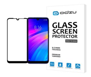 Γυαλί Προστασίας Odzu Glass Screen Protector, E2E για Xiaomi Redmi 7 - ΜΑΥΡΟ