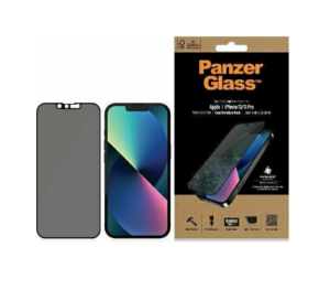 PanzerGlass Γυαλί προστασίας Fullcover MICROFRACTURE ANTIBACTERIAL Privacy Edge-to-Edge Case Friendly 0.3MM για Apple iPhone 13 PRO / 13 6.1 - ΜΑΥΡΟ - PG-PROP2745
