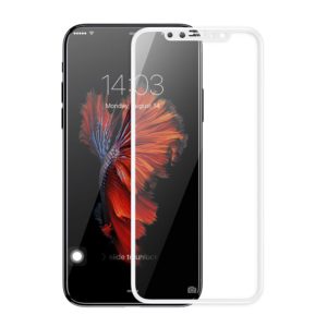 Tempered Glass Fullcover BS MOCOLO TG+3D 0.3MM FULL CURVED 3D For APPLE IPHONE X XS - WHITE