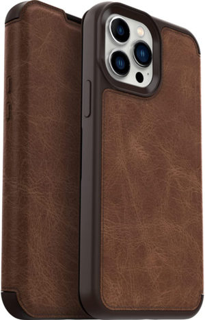Θήκη Otterbox Strada Series Μαγνητική Πορτοφόλι για Apple iPhone 13 Pro 6.1 - ΚΑΦΕ - 77-85811