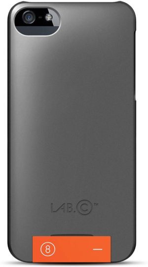 Θήκη Lab.C USB με 8GB έξτρα χωρητικότητα για iPhone 5 5S SE - ΓΚΡΙ - LABC-105-GO