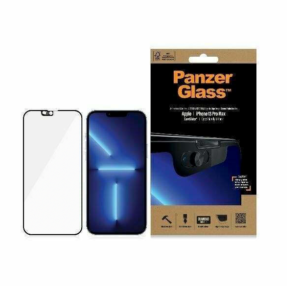 PanzerGlass Γυαλί προστασίας Fullcover MICROFRACTURE ANTIBACTERIAL CamSlider Edge-to-Edge Case Friendly 0.3MM για Apple iPhone 13 PRO MAX 6.7 - ΜΑΥΡΟ - PG-2749