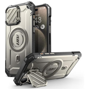 Θήκη SUPCASE UB XT MAG MAGSAFE με προστατευτικό κάμερας για Apple IPHONE 15 PRO MAX 6.7 2023 - Titan ΓΚΡΙ