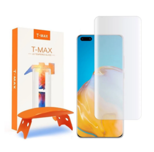 T-MAX UV GLASS Γυαλί προστασίας Case Friendly Fullcover 3D FULL CURVED 0.3MM για HUAWEI P40 PRO - ΔΙΑΦΑΝΟ - TMX041