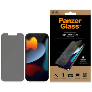 PanzerGlass Γυαλί προστασίας Fullcover Privacy Edge-to-Edge Case Friendly SUPER + Antibacterial 0.3MM για Apple iPhone 13 PRO MAX 6.7 - ΜΑΥΡΟ - P2743