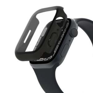Belkin SCREENFORCE™ TemperedCurve 2-in-1 Ενισχυμένη προστασία οθόνης + θήκη Bumper για Apple watch 7 45mm - ΜΑΥΡΟ - OVG004zzBK