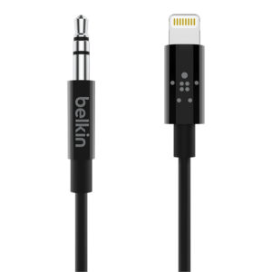 Belkin 3.5 mm Audio Cable With Lightning Connector 0.9m- AV10172bt03-BLKΜαύρο