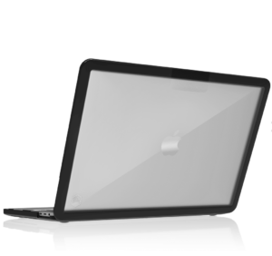Θήκη STM Dux για Apple MacBook Pro 13 Mid 2019, Mid 2020, M1-Late 2020, M2 2022 - ΜΑΥΡΟ ΔΙΑΦΑΝΟ - STM-122-296MV-01