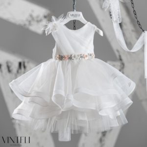 Βαπτιστικό Φορεματάκι για κορίτσι Ιβουάρ EXC6302, Vinteli, vn-24-EXC6302
