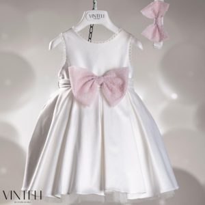 Βαπτιστικό Φορεματάκι για κορίτσι Ιβουάρ CLS6313, Vinteli, vn-24-CLS6313