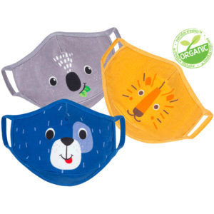 Σετ 3 Παιδικές Μάσκες – Dog Multi # - Zoocchini, bws-ZOO15904