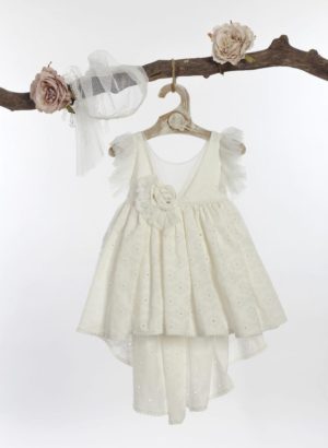 Βαπτιστικό φορεματάκι για κορίτσι Ιβουάρ Φ-590, Lollipop, bls-22-f-590