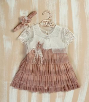 Βαπτιστικό φορεματάκι για κορίτσι Φ-455, Lollipop, bls-20-f-455