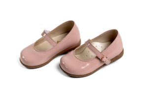 Χειροποίητο Βαπτιστικό Παπουτσάκι για Κορίτσι Περπατήματος Ροζ Κ460Ρ, Everkid, ever-s24-K460P