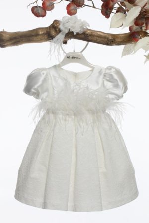 Βαπτιστικό Φορεματάκι για Κορίτσι Ιβουάρ Κ4596-Ι, Mi Chiamo, mc-24-K4596-I