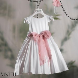 Βαπτιστικό Φορεματάκι για κορίτσι Ιβουάρ PRM6328, Vinteli, vn-24-PRM6328