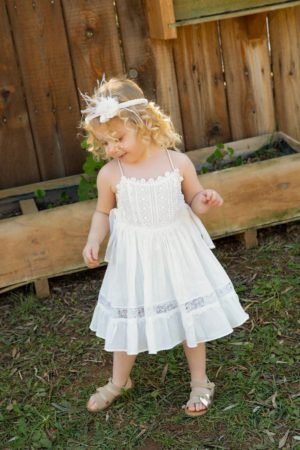 Βαπτιστικό Φορεματάκι για Κορίτσι Ιβουάρ Hilary 9894, Bambolino, bmb-9894