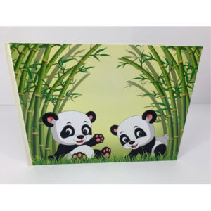 Βιβλίο Ευχών Ιβουάρ με Θέμα Panda | ΒΕΑ9, rin-bea9