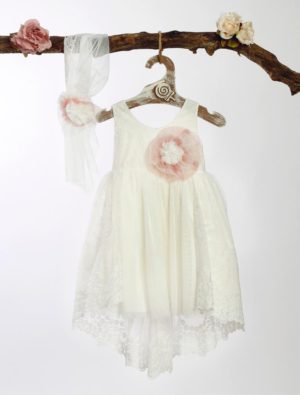 Βαπτιστικό Φορεματάκι για Κορίτσι ΦΛ-604, Lollipop, bls-23-fl-604