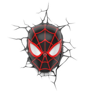 The Source 3D Light FX – 3DL – Marvel Spiderman Miles Morales Face 816733024349 8+, grg-89759
