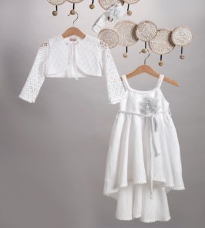 Βαπτιστικό Φόρεμα για Κορίτσι Λευκό 2822-1, New Life, nl-2822-1