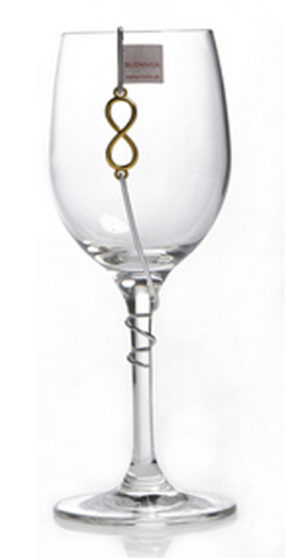 Ποτήρι Κρασιού ή Σαμπάνιας με το Σύμβολο της Αιωνιότητας 256, nv-03.03000.00618