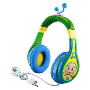 Cocomelon Ενσύρματα Ακουστικά με Ασφαλή Μέγιστη Ένταση (Μπλε/Πράσινο/Κίτρινο)# 3+ - eKids, grg-CO-140