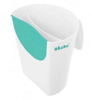 Κύπελλο για μπάνιο Λευκό/Τυρκουάζ - Akuku, bws-A0430