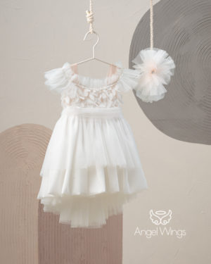 Βαπτιστικό Φορεματάκι για Κορίτσι Paloma, 273 Angel Wings, aw-273