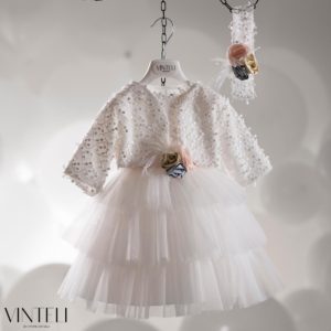 Βαπτιστικό Φορεματάκι για κορίτσι Ιβουάρ CLS6320, Vinteli, vn-24-CLS6320