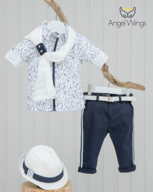 Βαπτιστικό κοστουμάκι για αγόρι 136, Angel Wings, aw-20-136