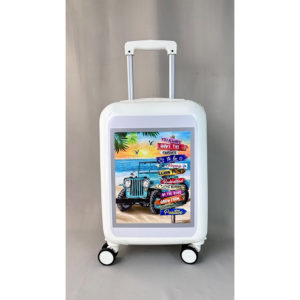 Βαλίτσα Βάπτισης Trolley Τζιπ Παραλία (52x32x20cm) | ΒΑΛΑ142, rin-BALA142