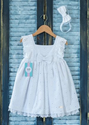 Βαπτιστικό φορεματάκι για κορίτσι Λευκό Κ98 Mak Baby, mak-k98