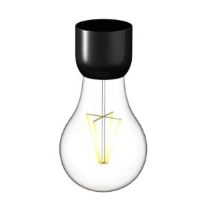 Designnest Replacement Light Bulb for Levitating Lamp Λάμπα Αντικατάστασης για το Μαγνητικό Αιωρούμενο Επιτραπέζιο Φωτιστικό Μαύρο, grg-DH0128BK-BULBLE