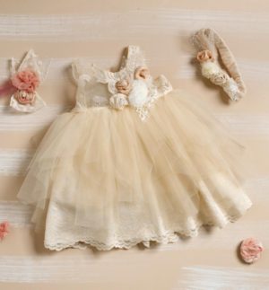 Βαπτιστικό φορεματάκι για κορίτσι Φ-328, Lollipop, bls-19-f-328