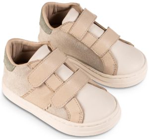 Babywalker Sneaker Διπλή Μπαρέτα Χρατς BW4280 Εκρού-Λευκό-Μέντα, bw-24-BW4280-ivory-white-mint